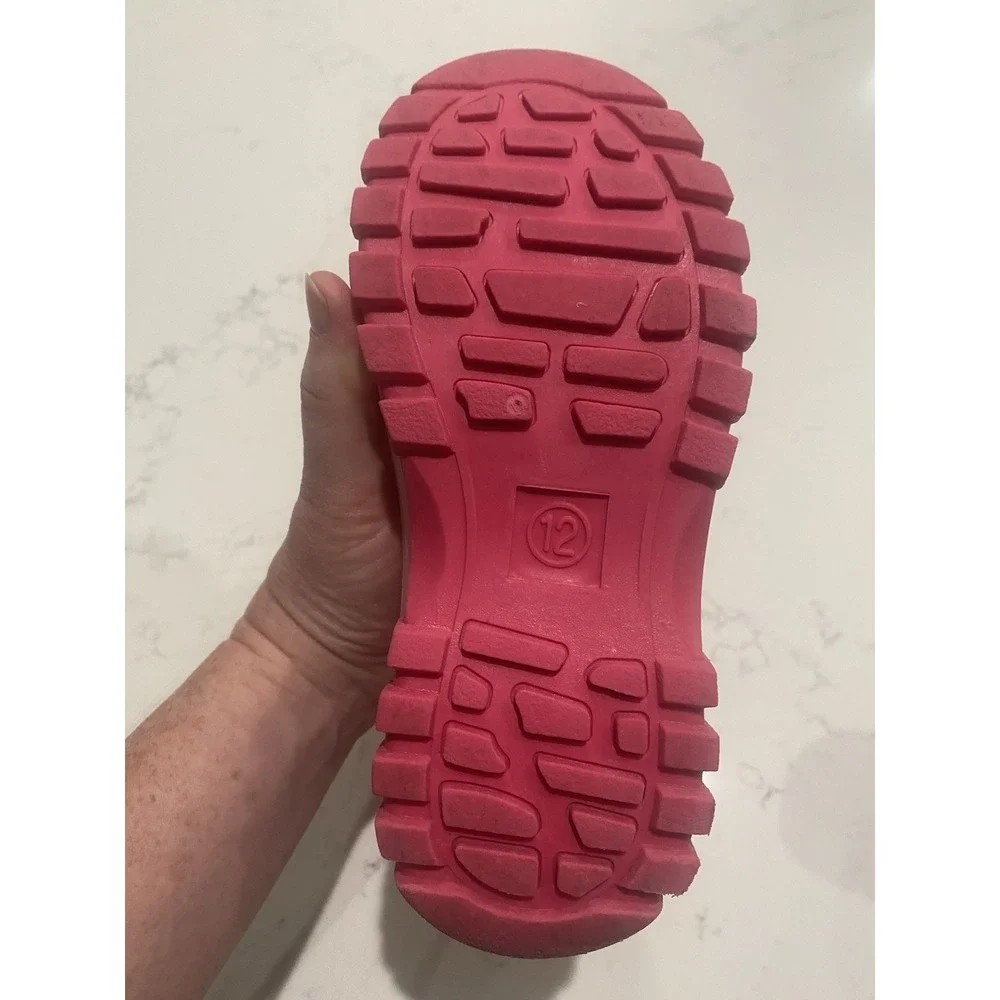 Lands' End Kids Pink Winter Snow Boots US 12 Toddler Insulated Water Resistant